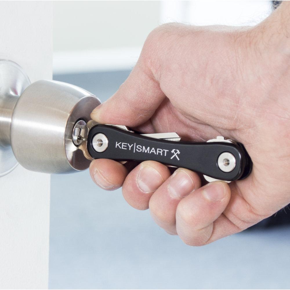 KeySmart Rugged Compact Key Holder in Door