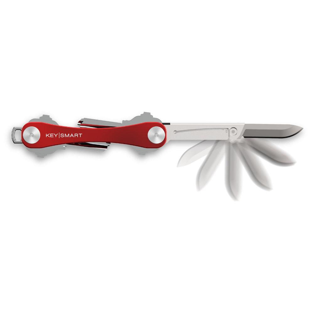 KeySmart Mini Knife Folds Away Securely for Safe Storage
