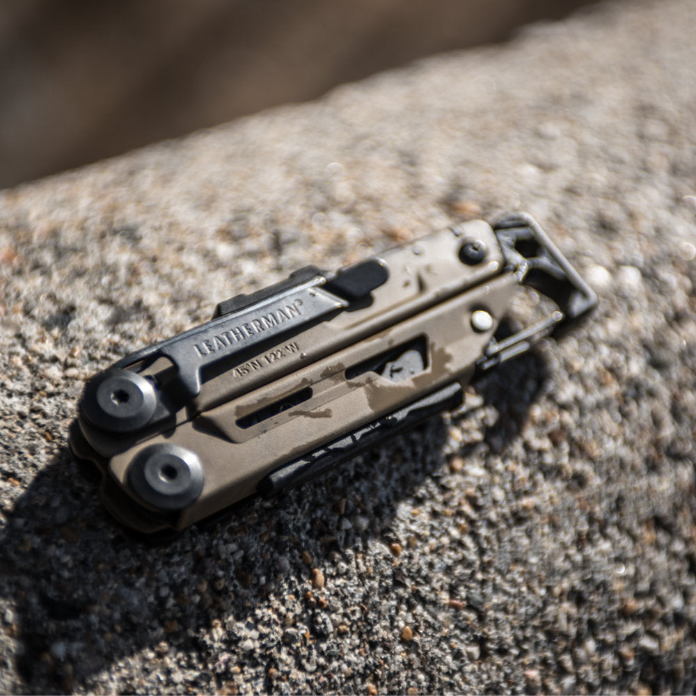 Leatherman Coyote Tan Signal Multi-Tool with Clip