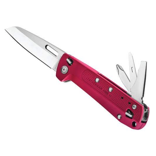Leatherman FREE K2 Knife Multi-tool in Crimson at Swiss Knife Shop