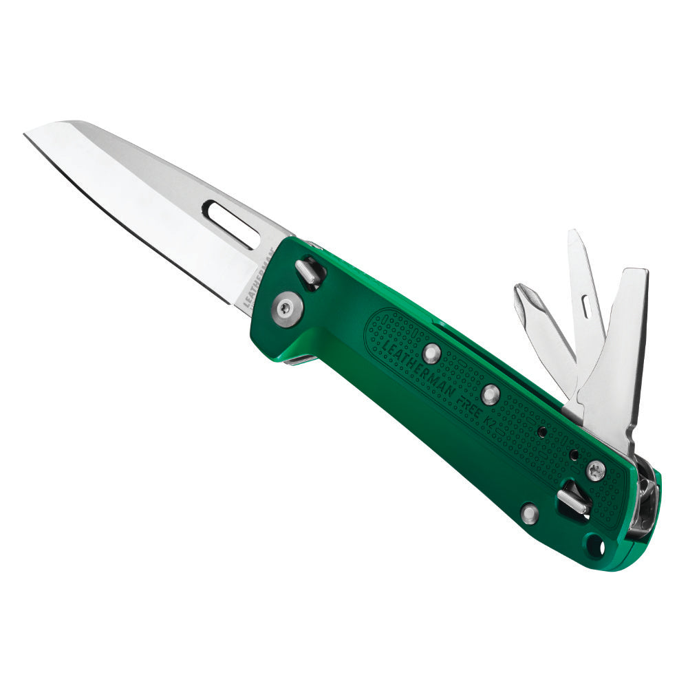 Leatherman FREE K2 Knife Multi-tool in Evergreen at Swiss Knife Shop
