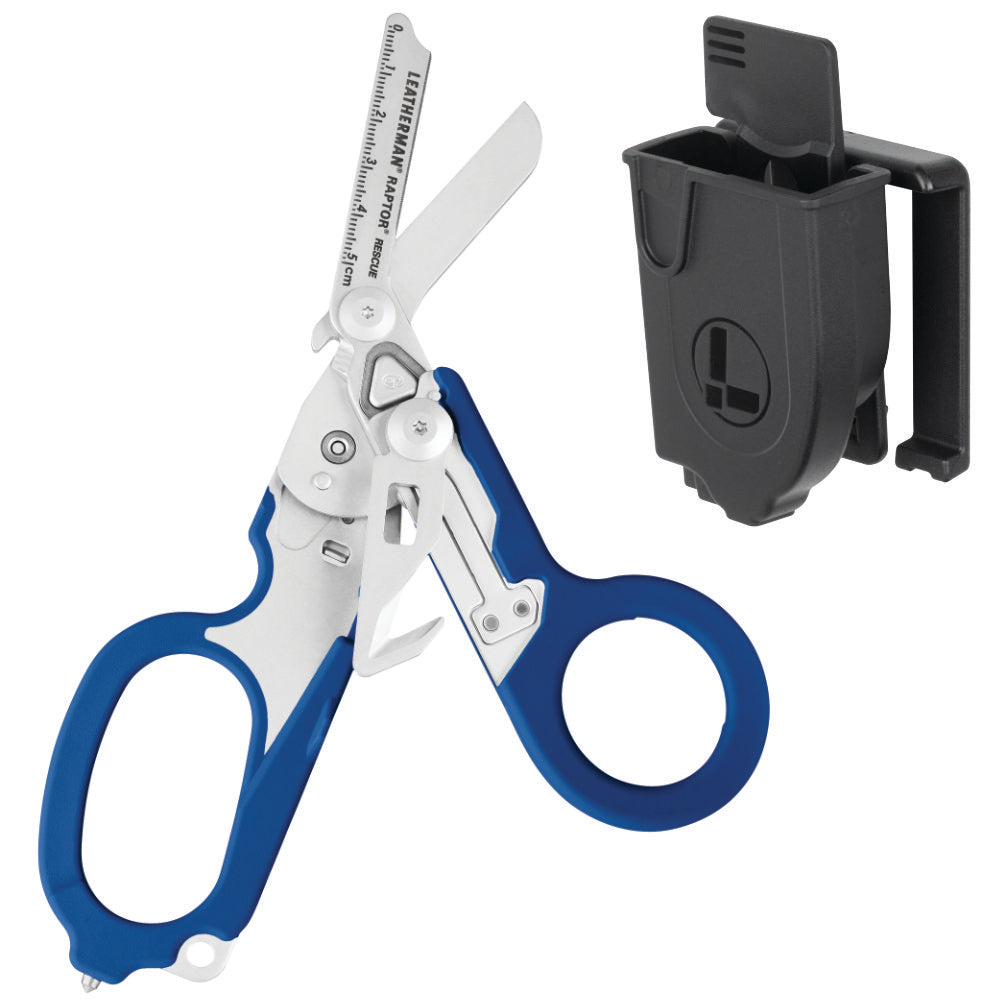 Leatherman Raptor Rescue Blue Multi-tool with Utility Holster