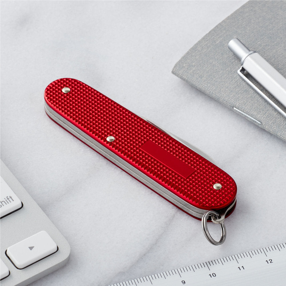 Cadet Red Swiss Army Knife by Victorinox Closed Back Panel