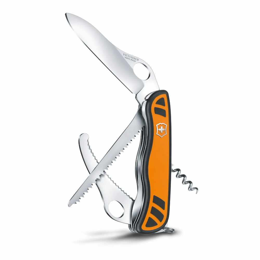 Victorionox Hunter XST Orange Lockblade Swiss Army Knife with Large Locking Blade