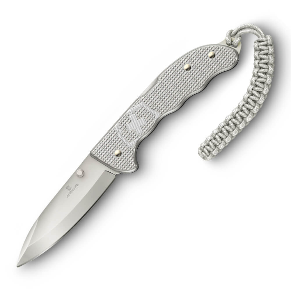 Victorinox Evoke Alox Lockblade Swiss Army Knife Locks Open when in Use