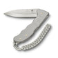 Victorinox Evoke Alox Lockblade Swiss Army Knife with Clip and Lanyard in Silver