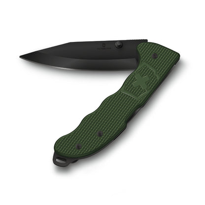 Victorinox Evoke BSH Alox Lockblade Swiss Army Knife with Clip in Olive Green