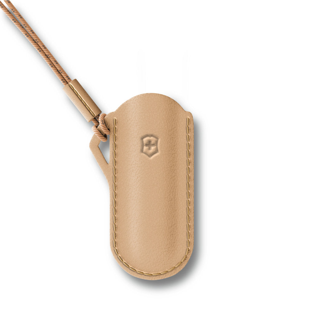 Victorinox Classic SD Leather Pouch Wet Sand Tan