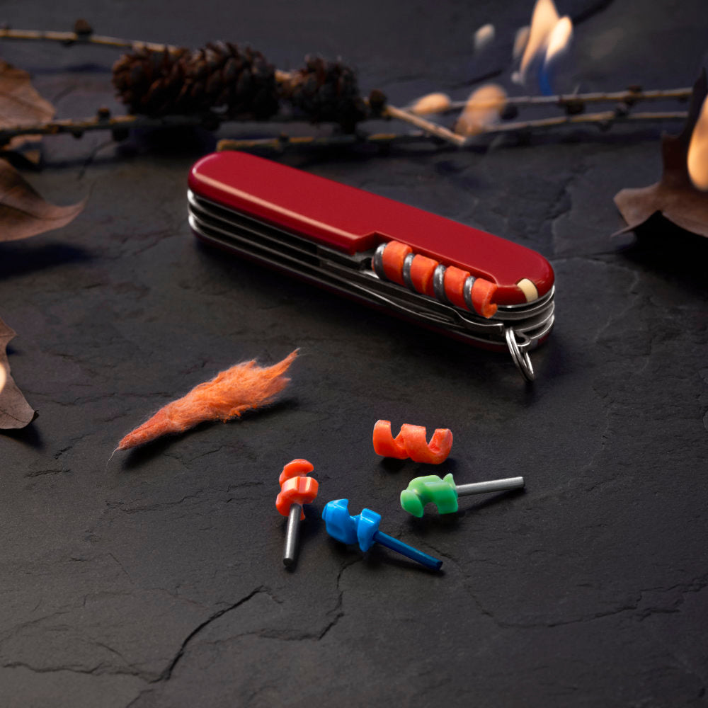 Swiss Army Knife Mini Tool Fireant Fire-Starter Set Fits into Your Swiss Army Knife's Corkscrew