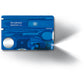 Victorinox SwissCard Lite Swiss Army Knife with LED Mini Light Sapphire Blue