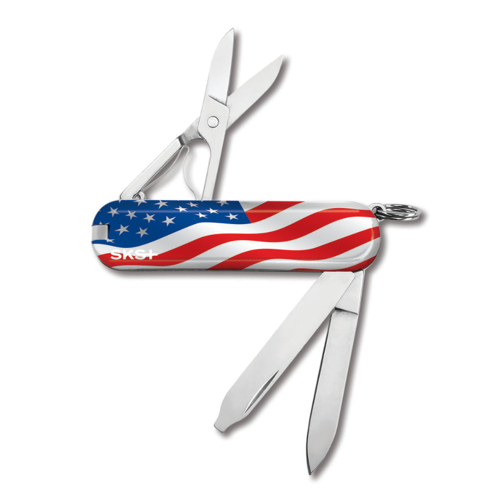 Victorinox US Flag Classic SD Exclusive Swiss Army Knife Back