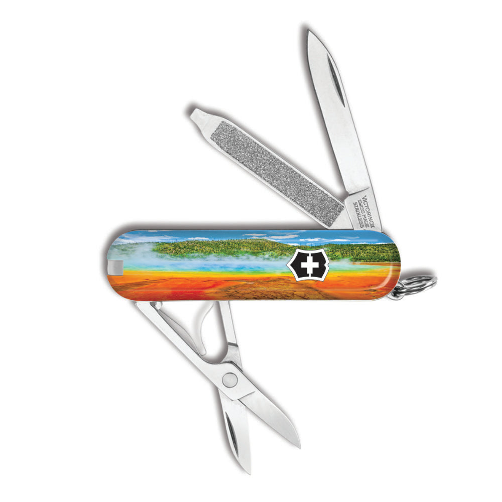 Victorinox Yellowstone Prismatic Lake Classic SD Exclusive Swiss Army Knife at Swiss Knife Shop