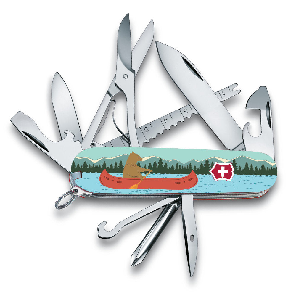 Beary Good Catch Fisherman Exclusive Swiss Army Knife at Swiss Knife Shop