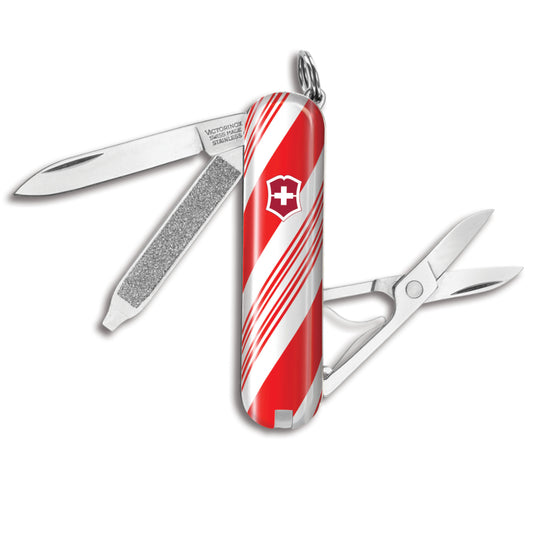 Victorinox Peppermint Stick Classic SD Exclusive Swiss Army Knife at Swiss Knife Shop