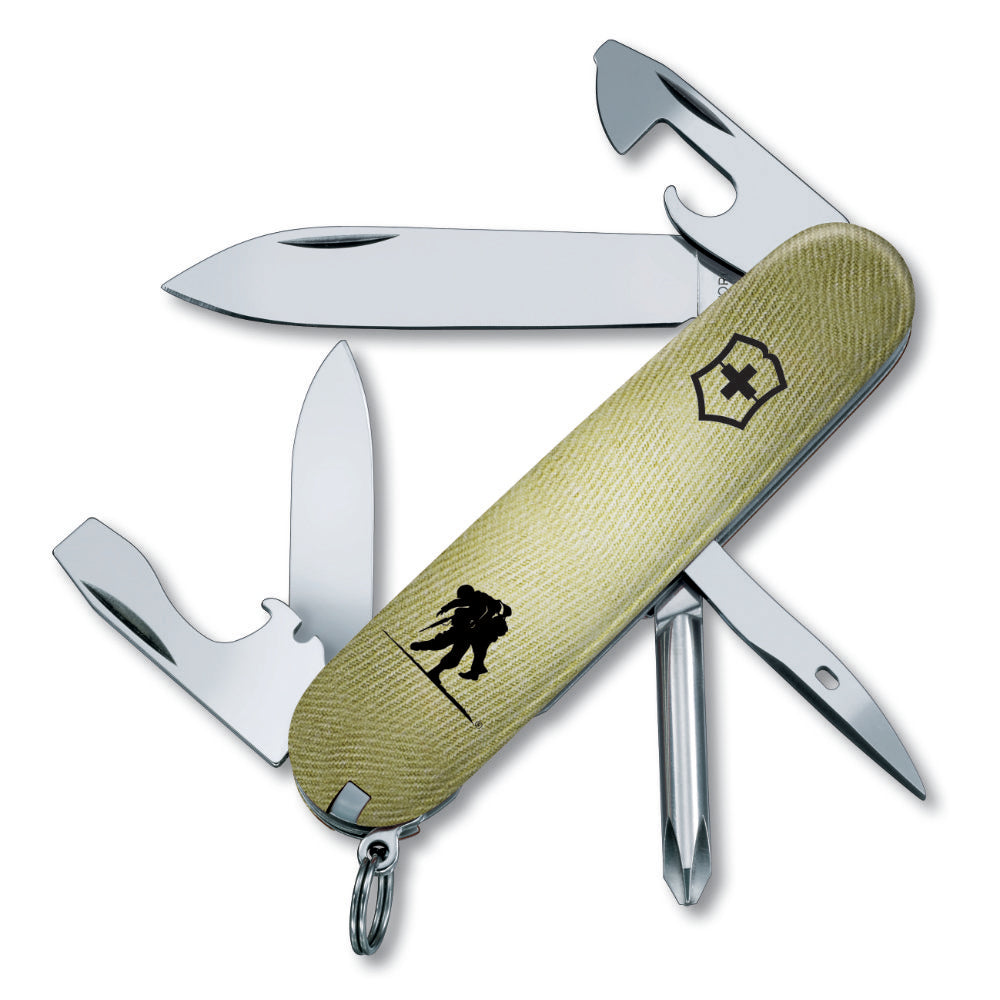Wounded Warrior Project Sand Tinker Swiss Army Knife by Victorinox with WWP and Victorinox Logos