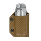 Clip & Carry Kydex Sheath for the Leatherman Wave + in Carbon Tan