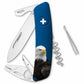 Swiza Wildlife TT03 Swiss Tick Tool Pocket Knife, Bald Eagle