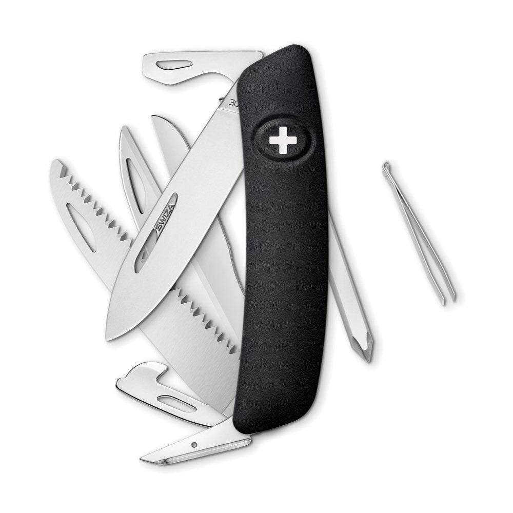 Swiza D10 Swiss Pocket Knife, Black at Swiss Knife Shop