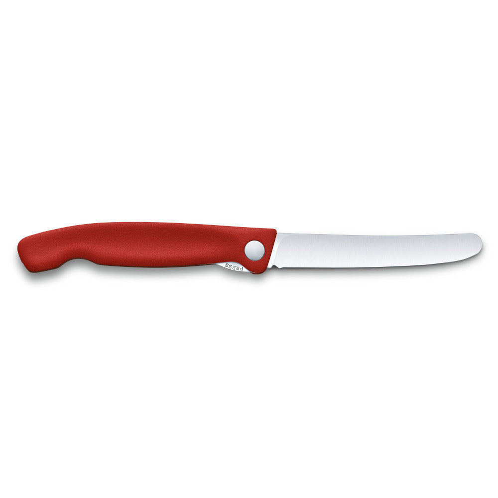 Swiss Classic 4.3-inch Foldable Paring Knife Open on Liner Lock Side