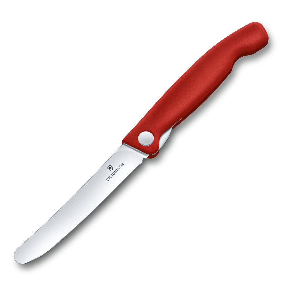 Swiss Classic 4.3-inch Foldable Paring Knife Locked in the Open Position