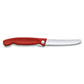 Swiss Classic 4.3" Foldable Serrated Paring Knife by Victorinox Fully Open, Reverse Side
