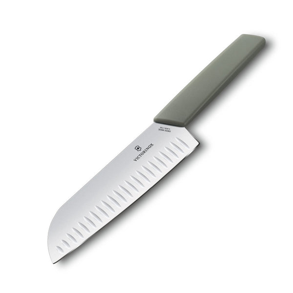 Victorinox Couteau Santoku Suisse Moderne, 17cm/7, Bord Granton, Manc 