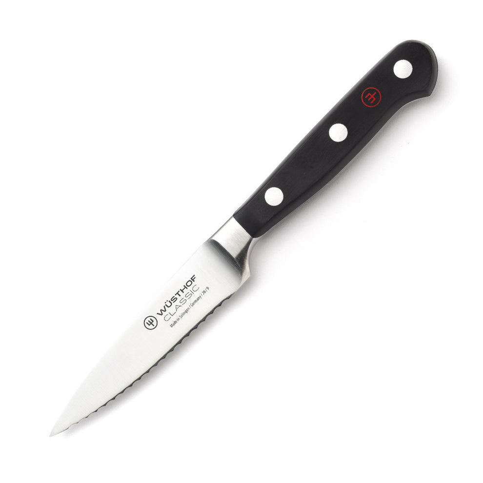 Wusthof Classic 31/2" Serrated Paring Knife at Swiss Knife Shop