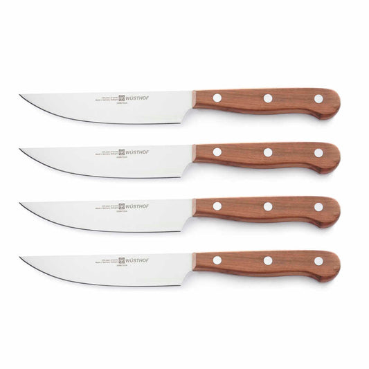 Wusthof 4-Piece Plum Steak Knife Set at Swiss Knife Shop