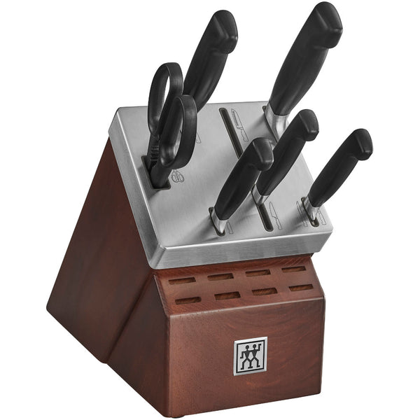 Zwilling TWIN Four Star 7-Piece Self-Sharpening Block Set at Swiss