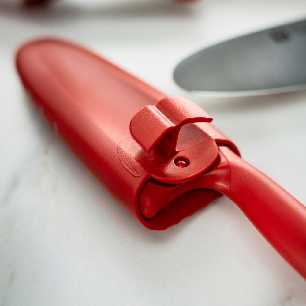 Twinny Kid's Chef's Knife by Zwilling Finger Guard Close-up