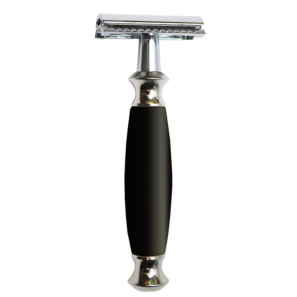 Three Piece Safety Razor Golddachs Men's Double Edge 3-Piece Safety Razor at Swiss Knife Shop