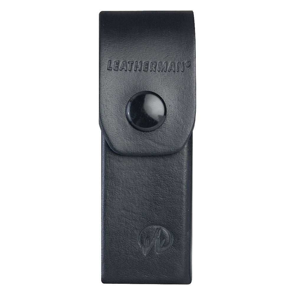 Leatherman 4" Black Leather Box Belt Sheath at Swiss Knife Shop