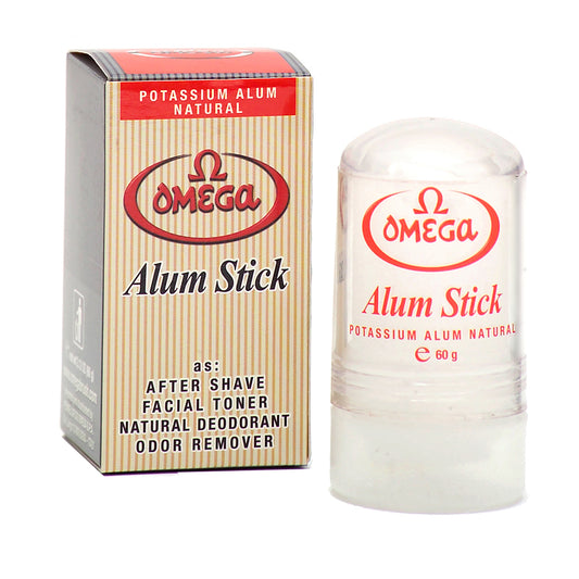Omega Potassium Alum Stick, 60g