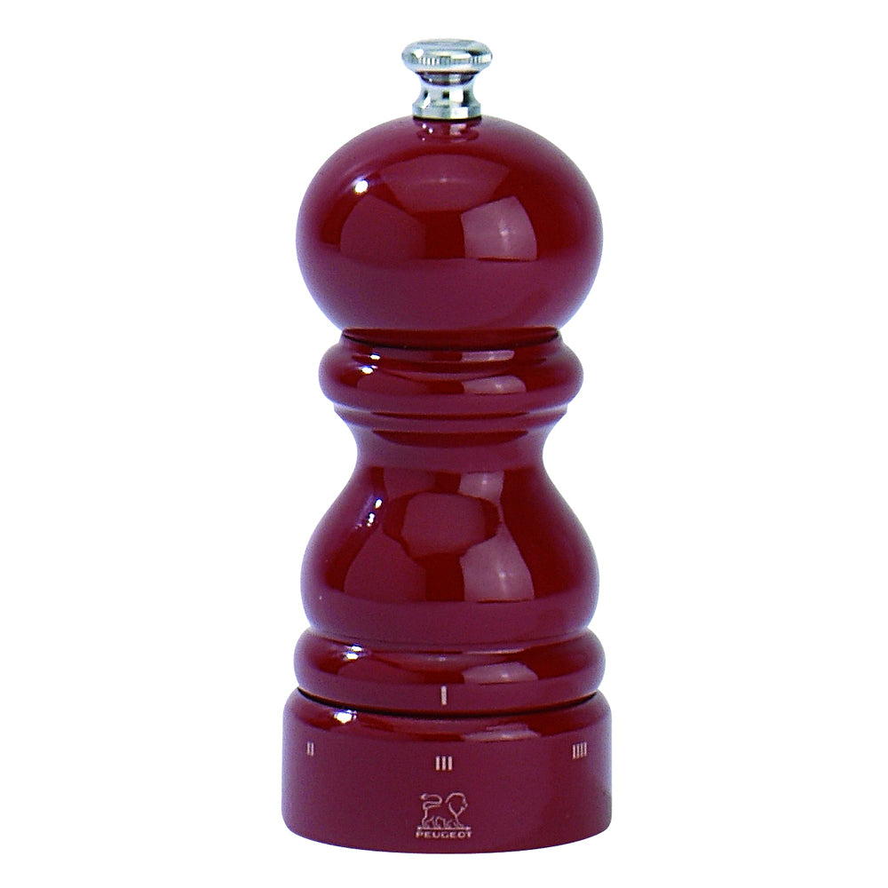 Peugeot 4.75" Paris uSelect Lacquer Pepper Mill Red
