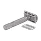 Rockwell 6S Fully Adjustable Safety Razor, Matte Stainless Steel