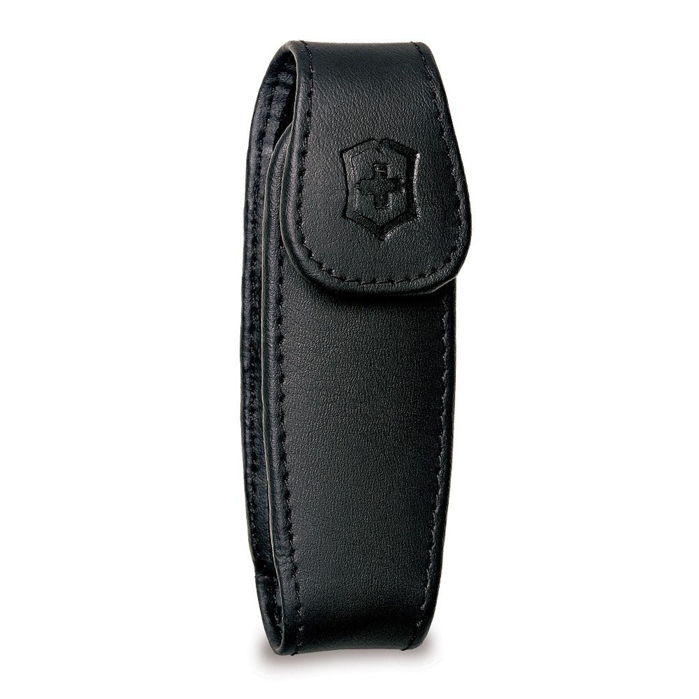 Victorinox Medium Swiss Army Knife Black Leather Clip Pouch