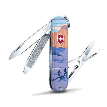 Victorinox Rocky Mountains National Park Poster Art Classic SD Swiss Army Knife