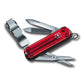 Victorinox Nail Clip 580 Swiss Army Knife Translucent Ruby Red