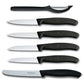 Swiss Classic 6-Piece Paring Knife Set by Victorinox with Black Handles