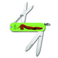 Back Side of Dachshund Dog Green Classic SD Exclusive Swiss Army Knife