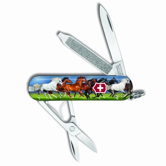 Victorinox Wild Horses Classic SD Designer Swiss Army Knife at Swiss Knife Shop