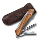 Victorinox Olive Wine Master Swiss Army Knife with Leather Pouch