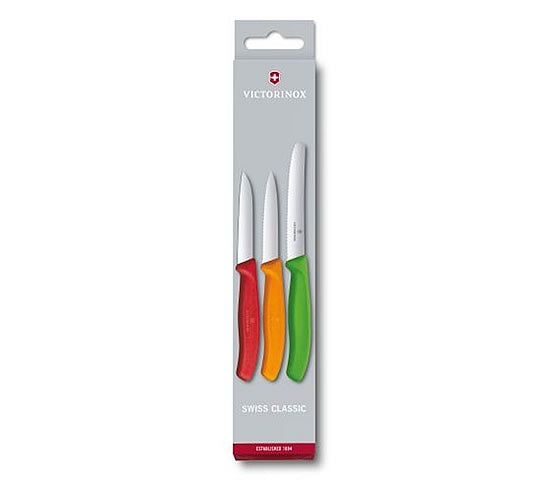 Swiss Classic 3-Piece Paring Knife Set by Victorinox Packaged