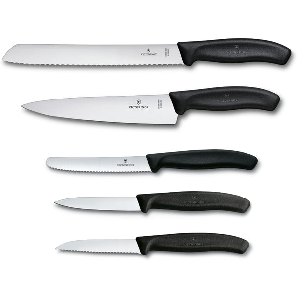 Swiss Classic 5-Piece Kitchen Knife Set by Victorinox at Swiss
