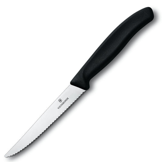 Swiss Classic 4.5" Spear Tip Serrated Steak Knife by Victorinox at Swiss Knife Shop