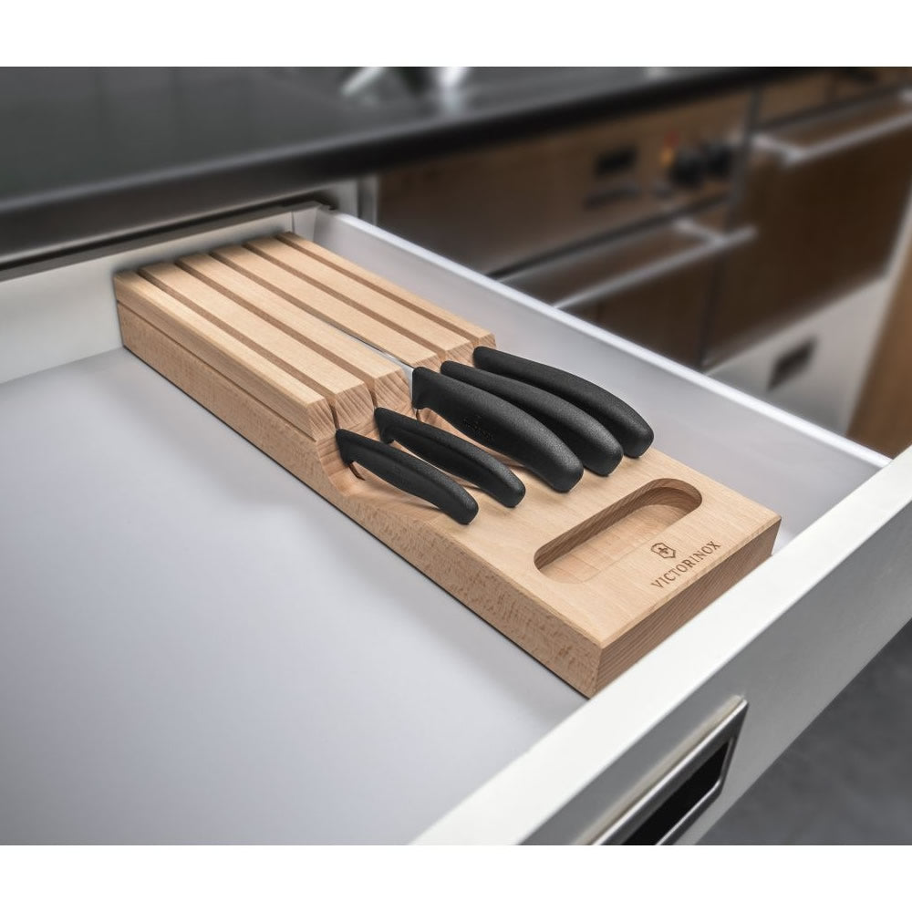 Victorinox Swiss Classic 5-Piece Knife Set with In-Drawer Knife Holder at  Swiss Knife Shop
