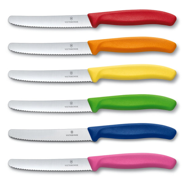 Victorinox スタンダード　四点 Victorinox Steak Knife Set, Fine Edge - 4 Piece Wood Handles