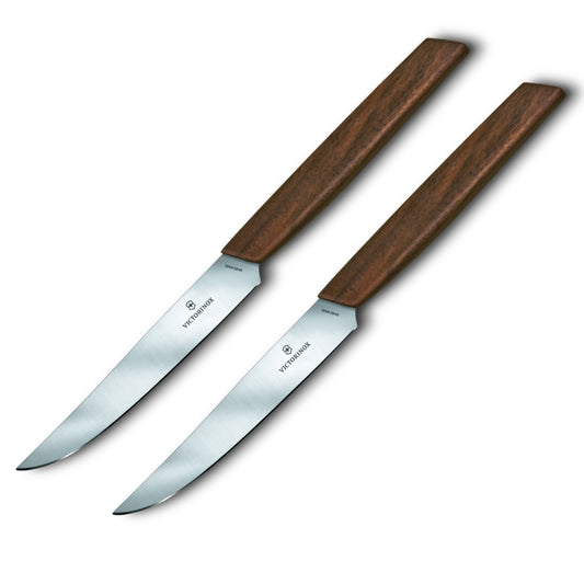 Swiss Modern 2-Piece Steak Knife Set by Victorinox