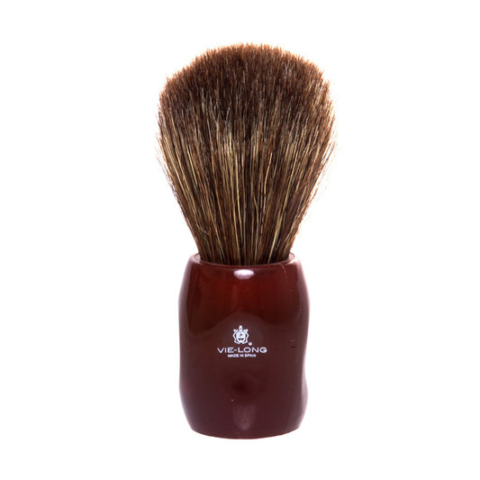 Vie-Long Peleon Horse Hair Shaving Brush - Red Handle