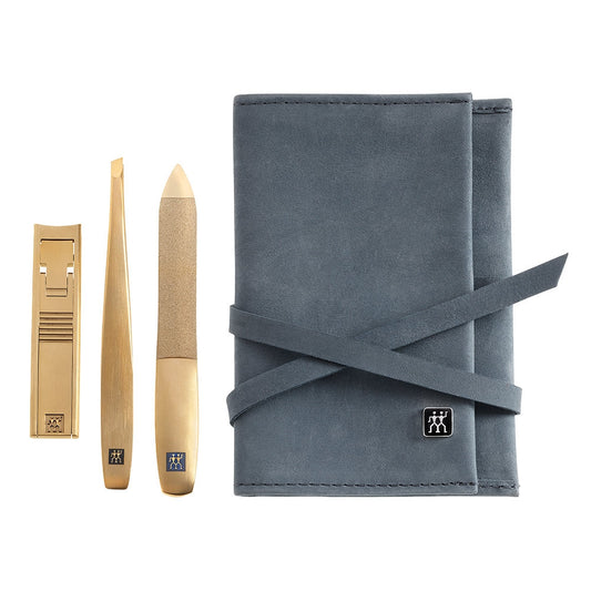 3-Piece Gold Stainless Steel Grooming Set by Zwilling J.A. Henckels